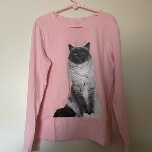 Children’s Place cat graphic tee size large 10/12